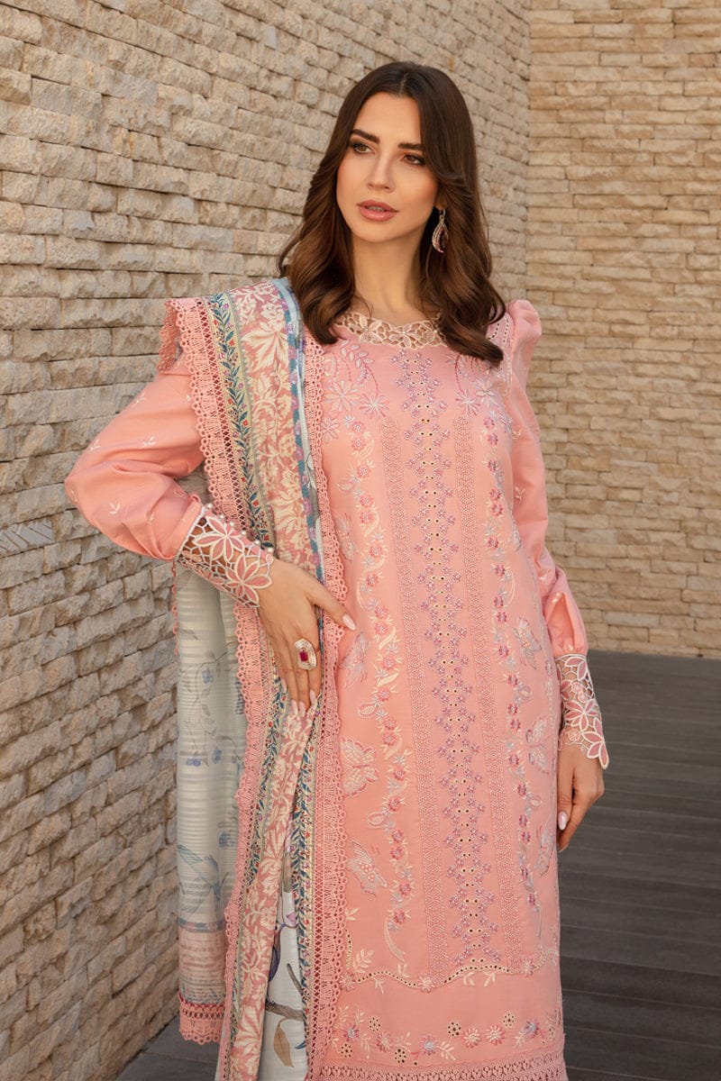 Rang Rasiya | Unstitched 3PC Embroidered Lawn Suit | Chikankari Work | Swiss Voil Dupatta | Summer 2025