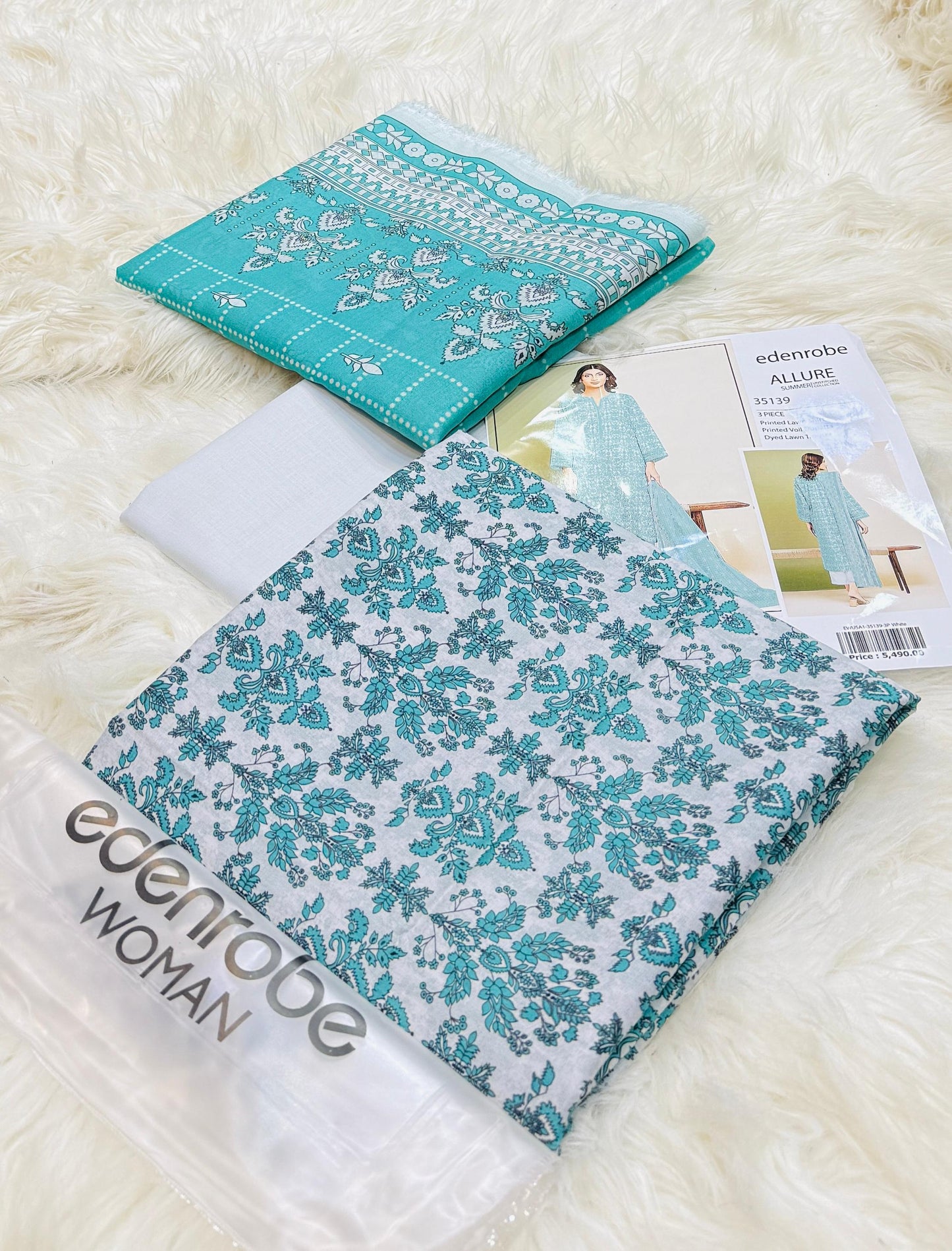 Edenrobe | 100% Original 3PC Printed Lawn Suit | Digital Print Shirt & Dupatta | Guaranteed Quality