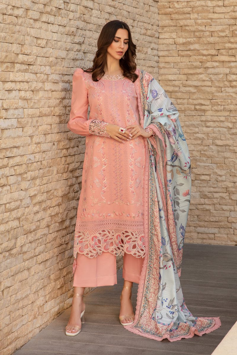 Rang Rasiya | Unstitched 3PC Embroidered Lawn Suit | Chikankari Work | Swiss Voil Dupatta | Summer 2025